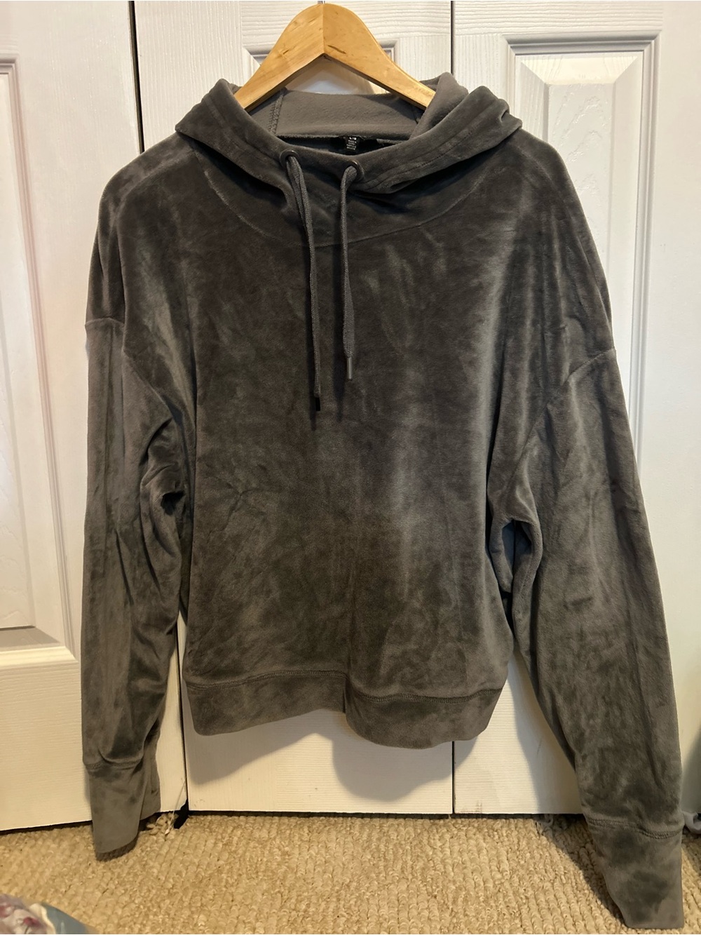 Buffalo David Bitton Plush Gray Pullover Hoodie
